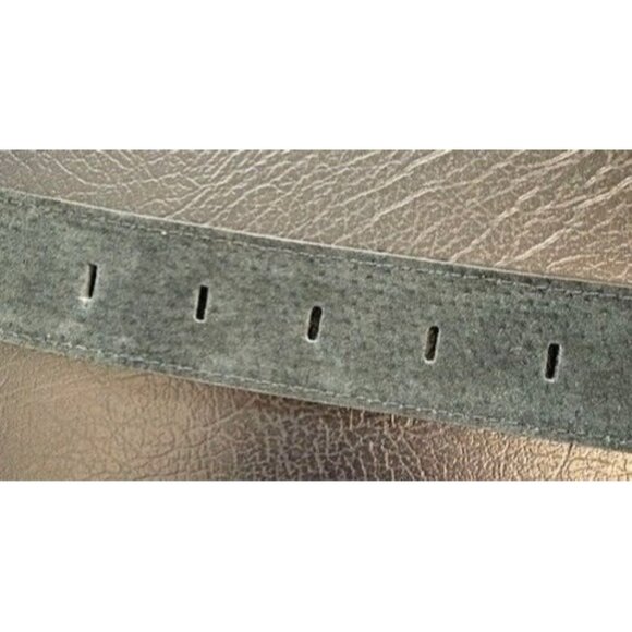 Harley-Davidson Black Leather Belt With Silver Buckle Genuine Leather - Picture 4 of 6